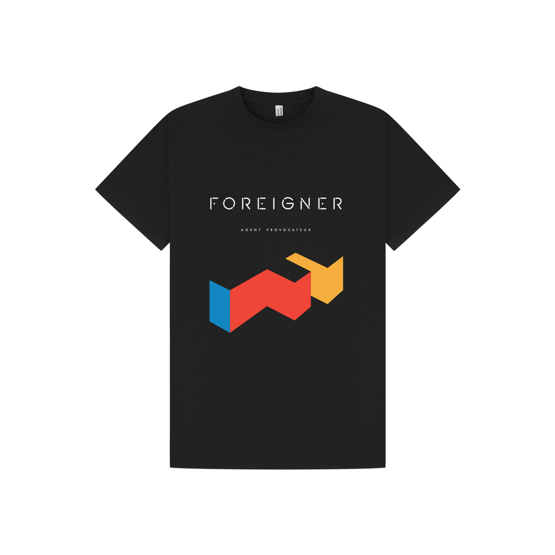 Black Printed T-shirt Front