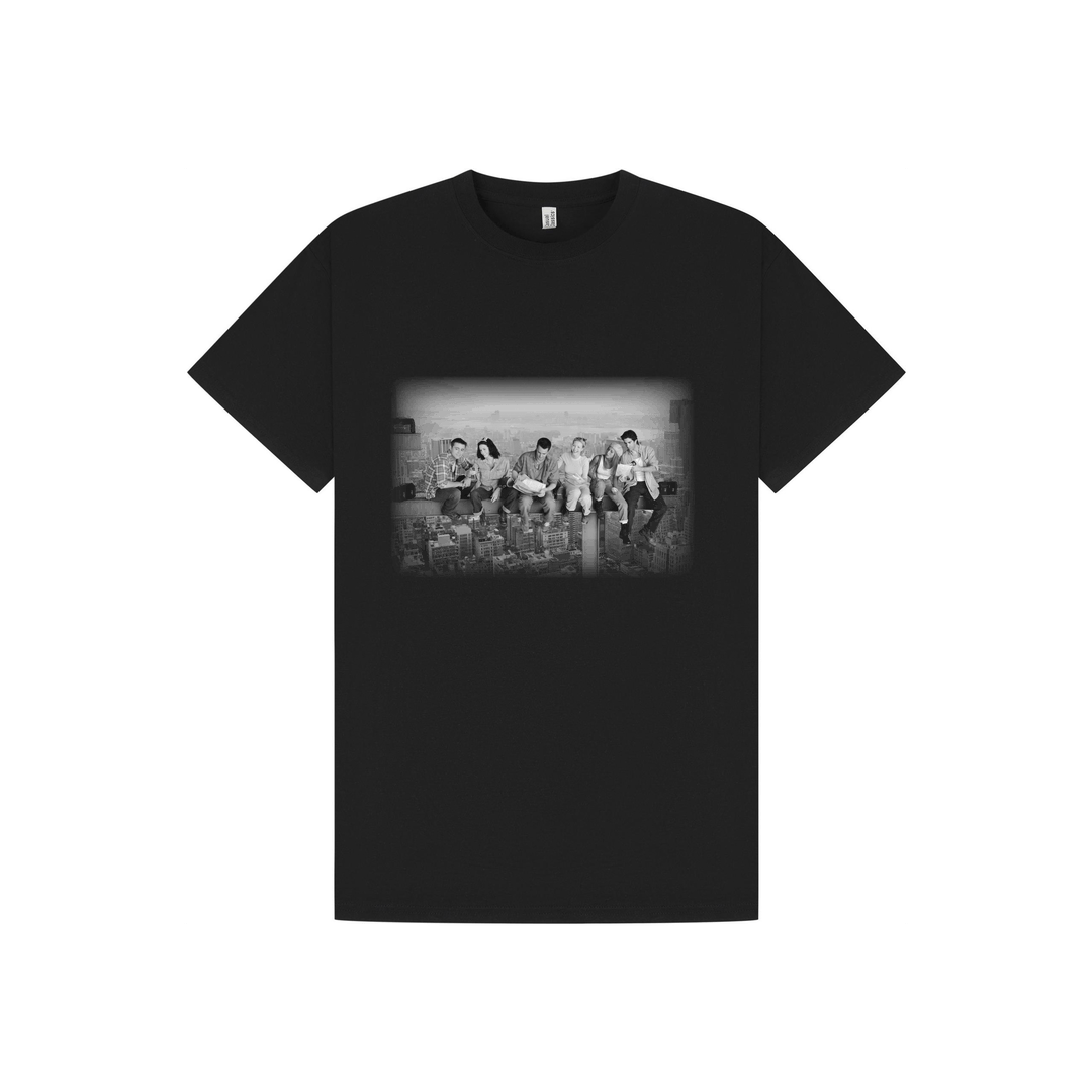 Black Printed T-shirt Front