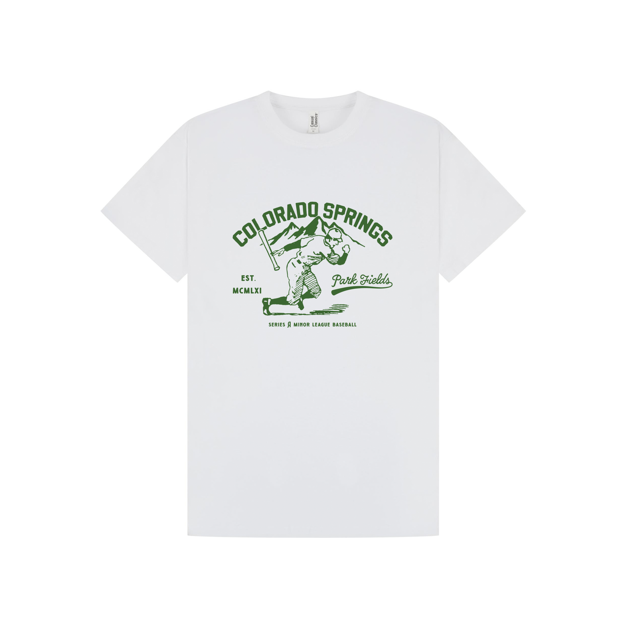 White Printed T-shirt Front