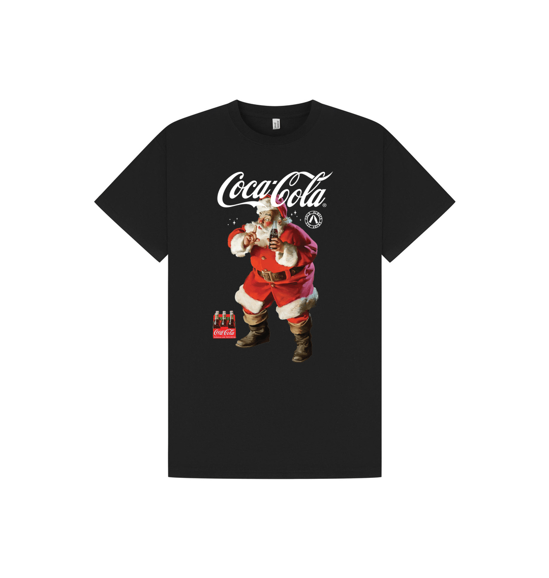 Black Printed T-shirt Front