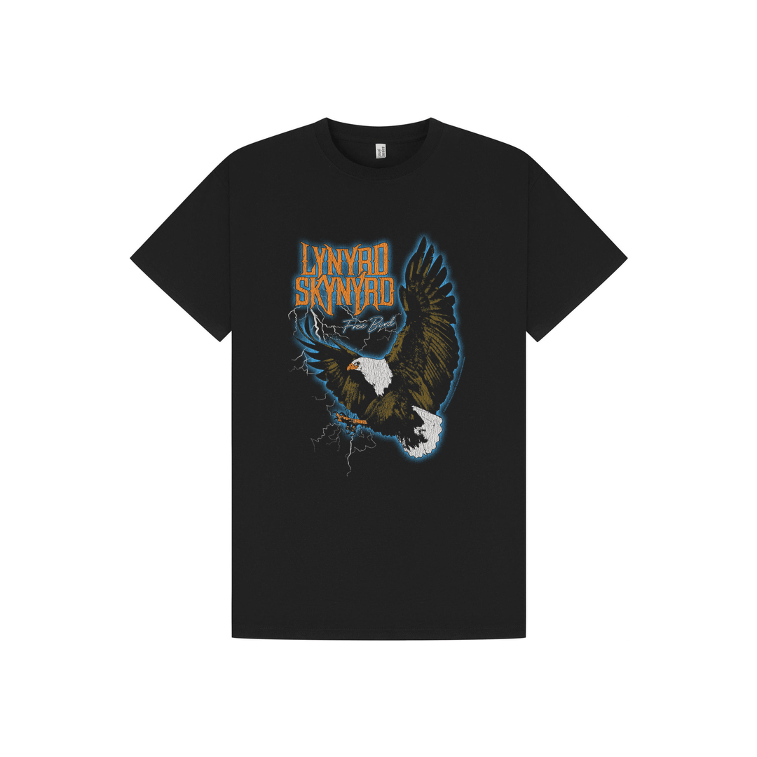 Black Printed T-shirt Front