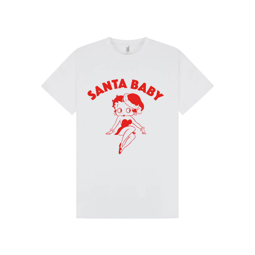 White Printed T-shirt Front