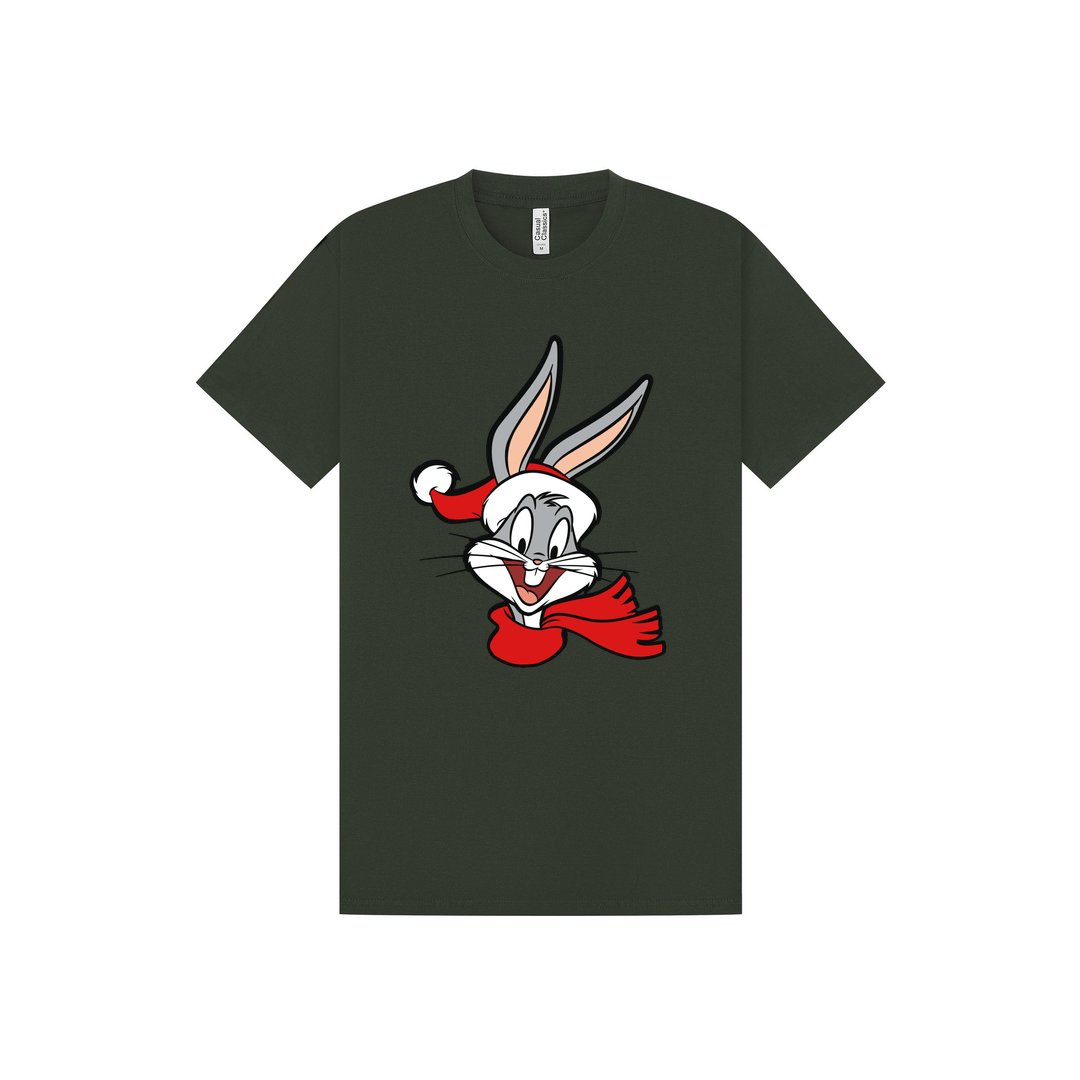 Forest Green Printed T-shirt Front