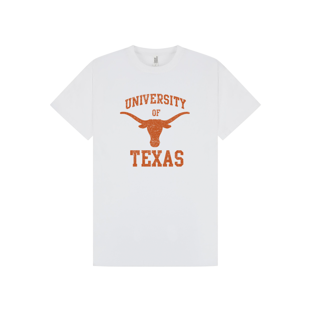 White Printed T-shirt Front