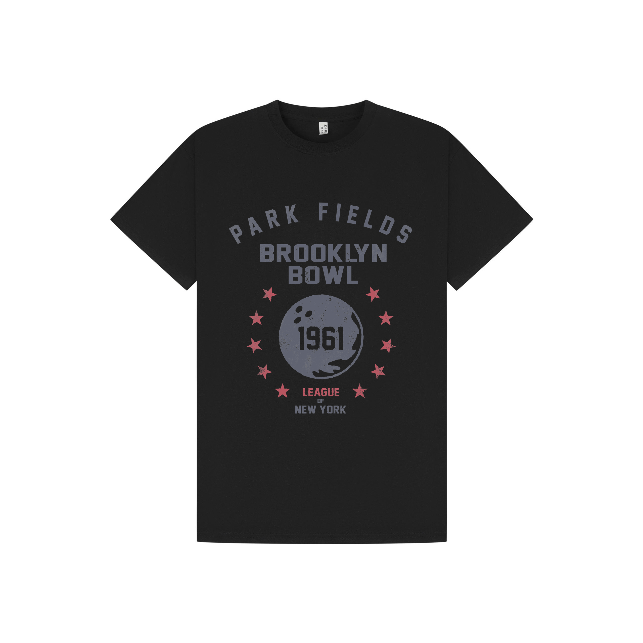 Black Printed T-shirt Front