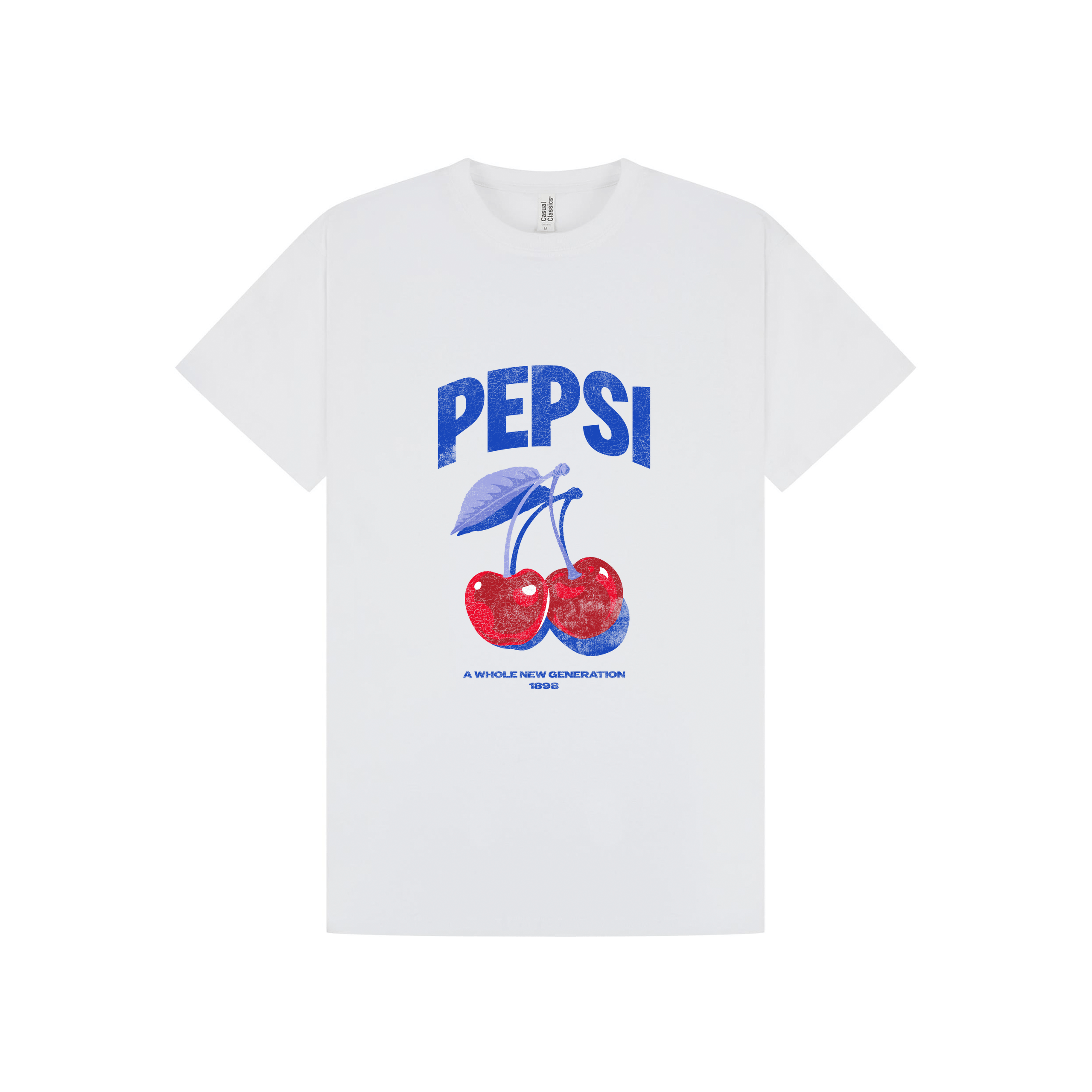 White Printed T-shirt Front