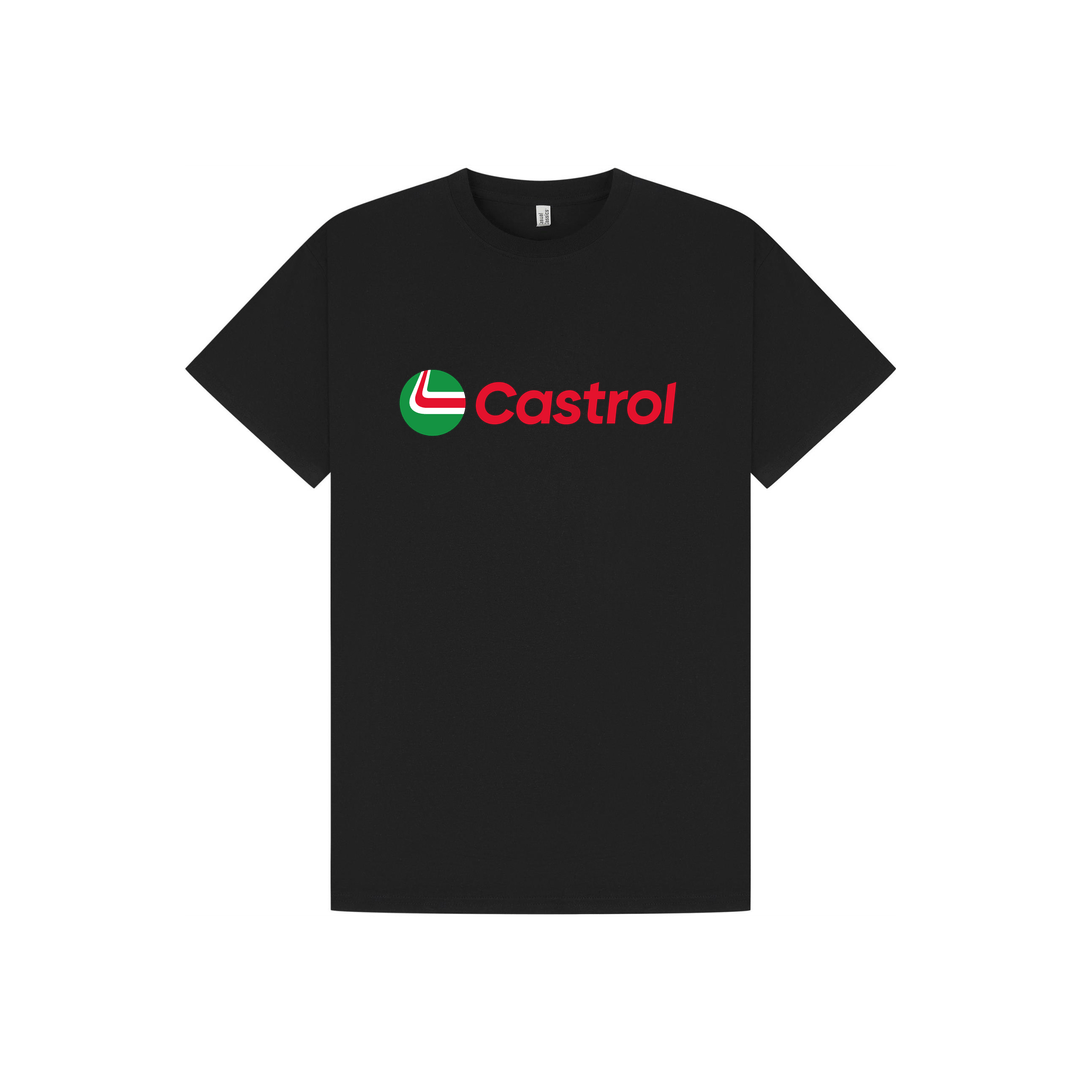 Black Printed T-shirt Front