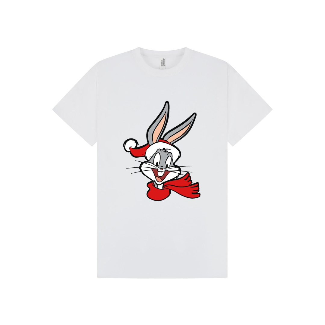 White Printed T-shirt Front