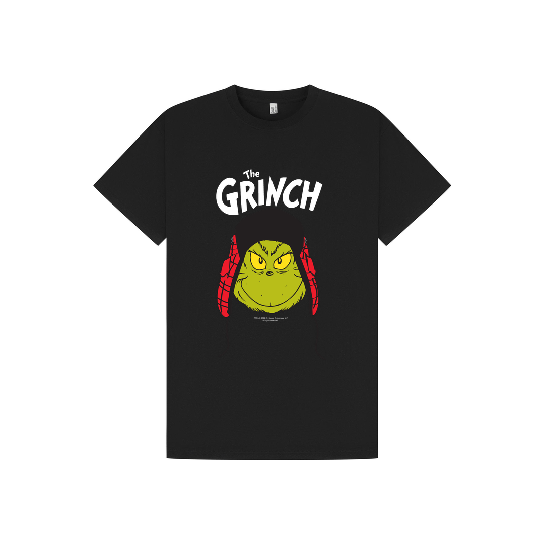 Black Printed T-shirt Front