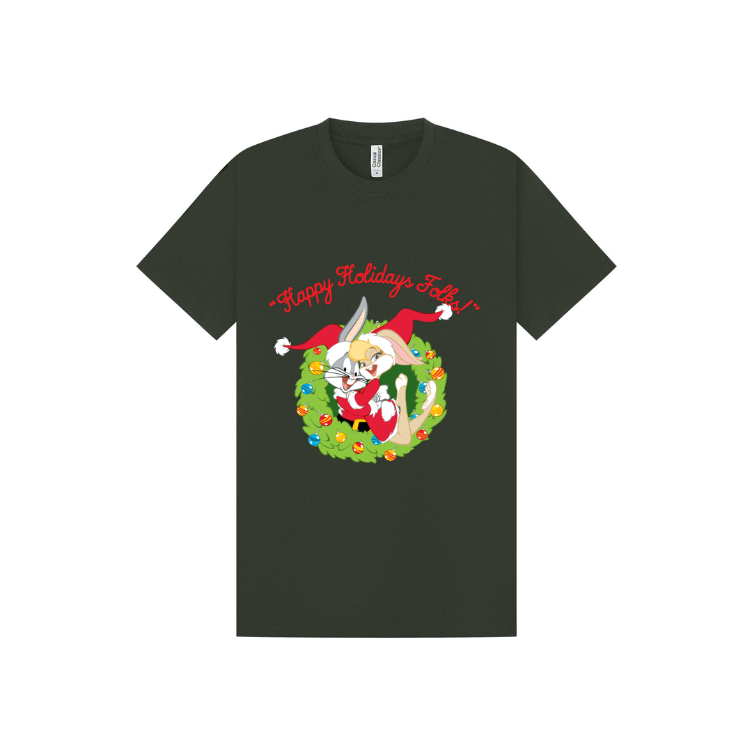 Forest Green Printed T-shirt Front