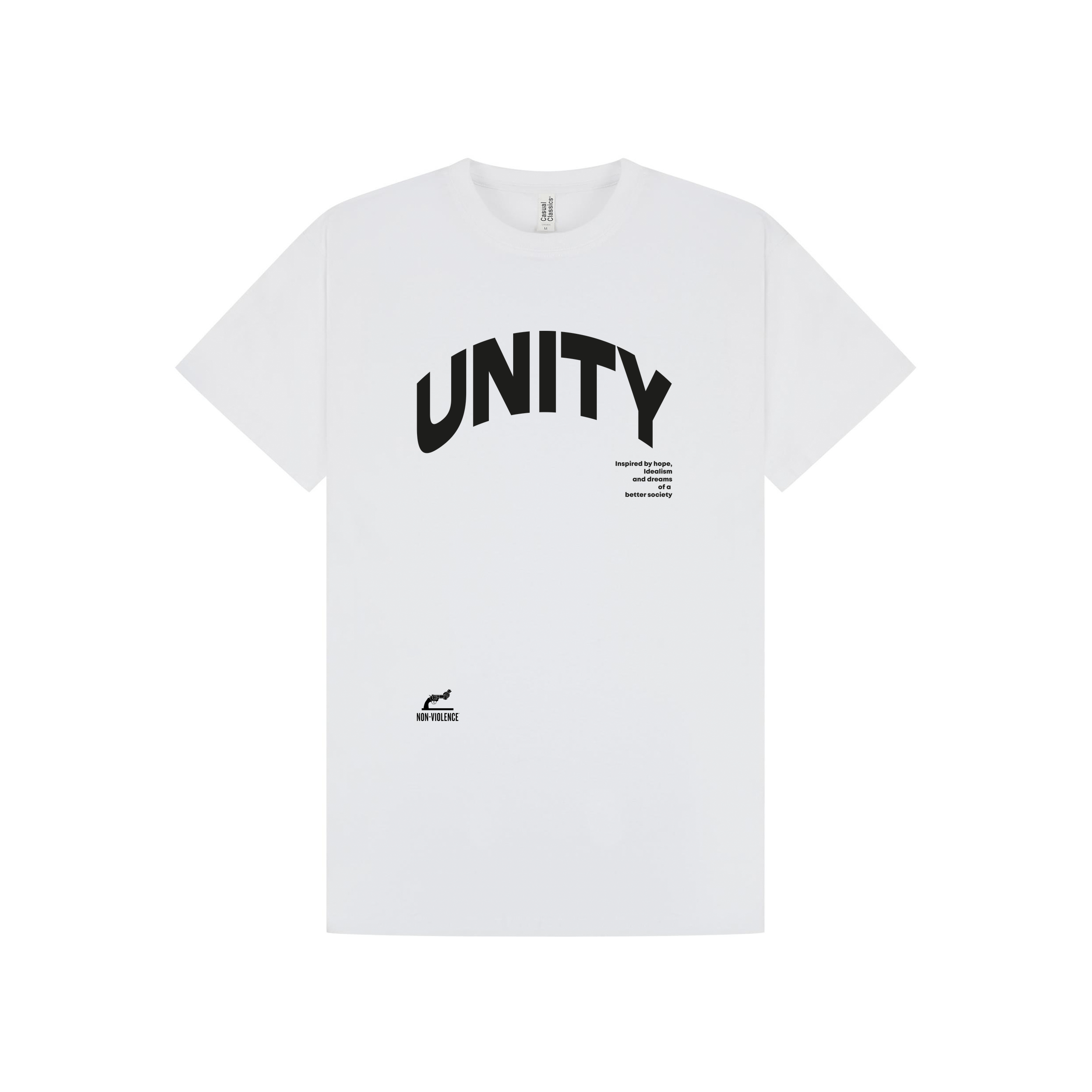 White Printed T-shirt Front
