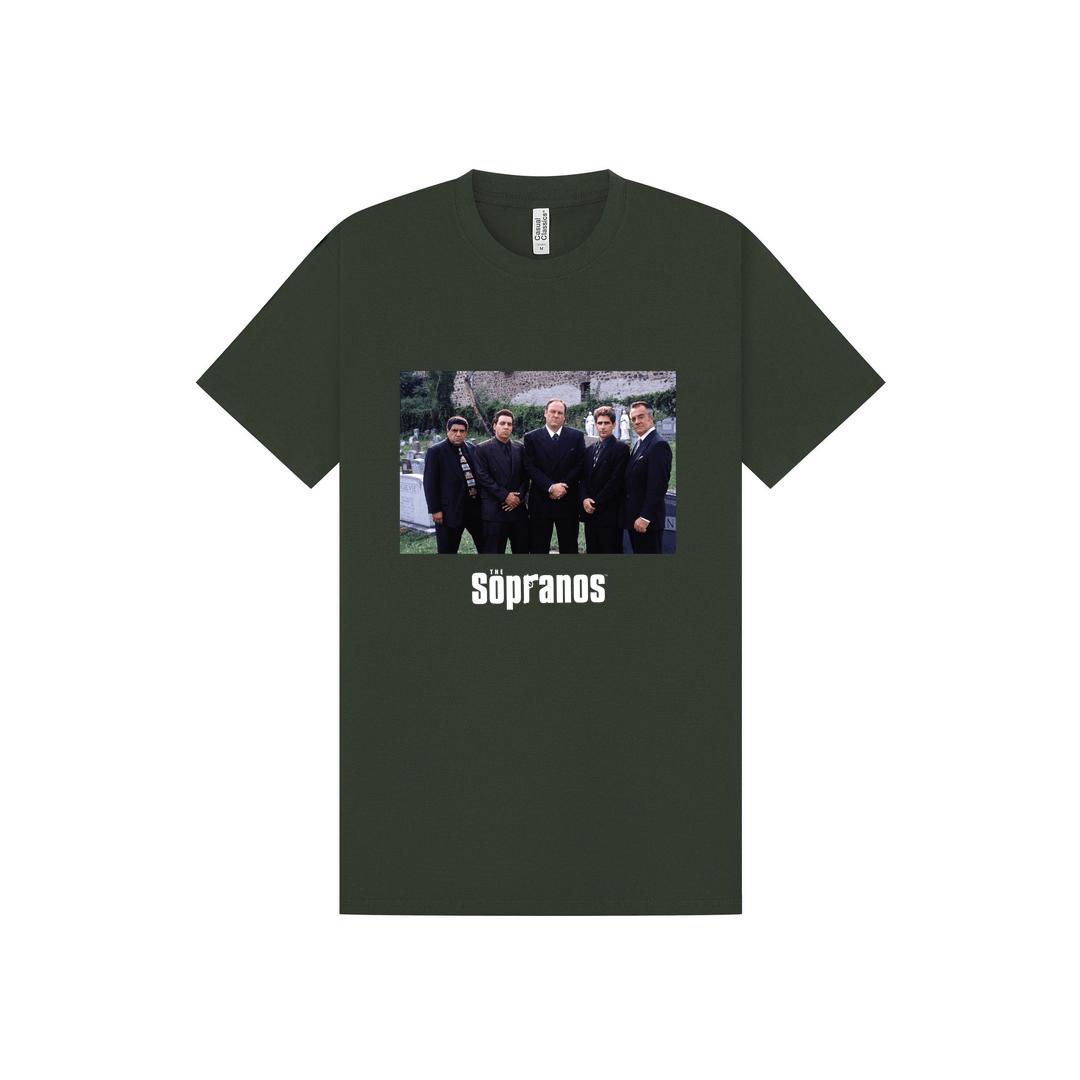 Forest Green Printed T-shirt Front