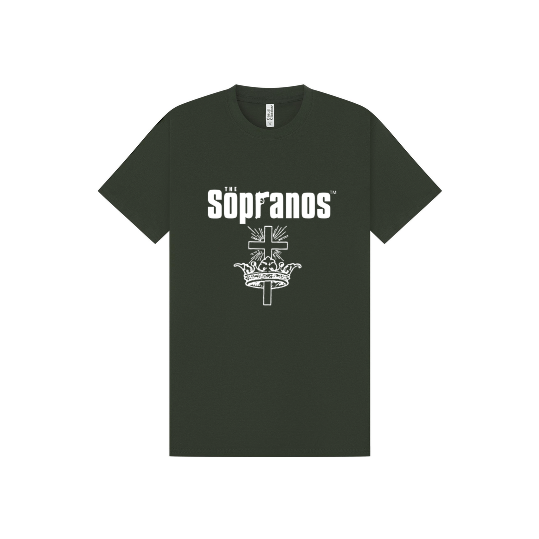 Forest Green Printed T-shirt Front