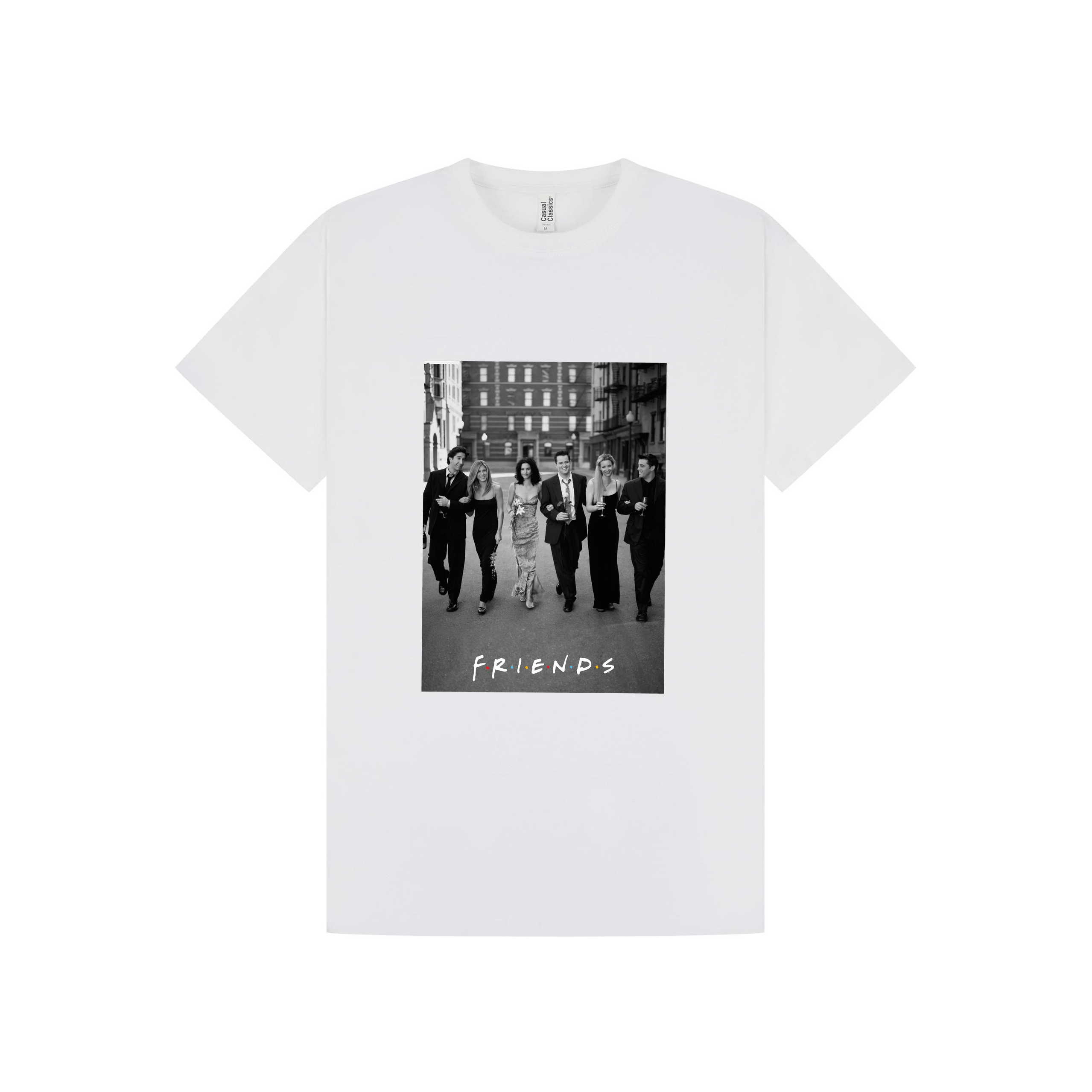 White Printed T-shirt Front