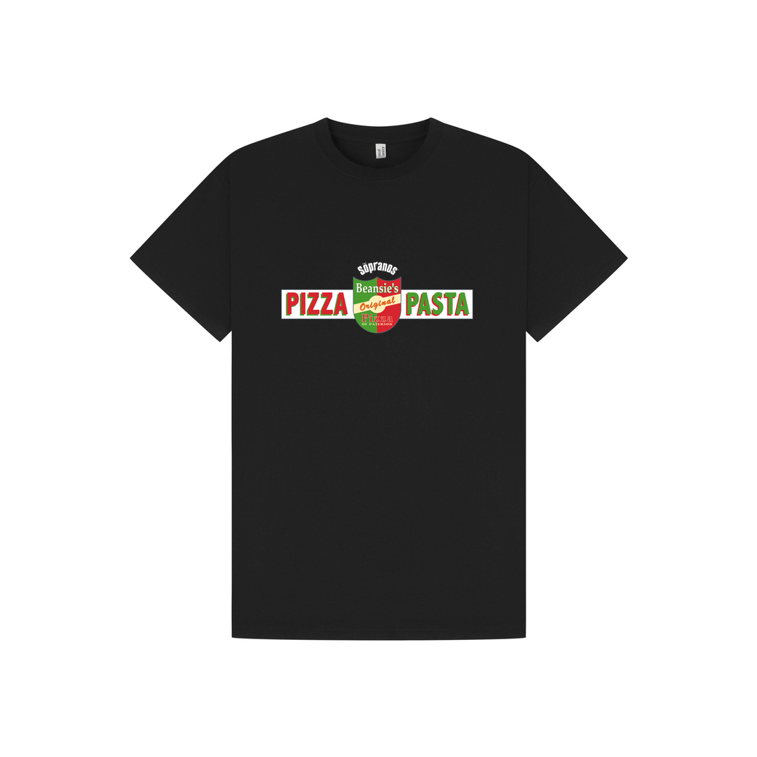 Black Printed T-shirt Front