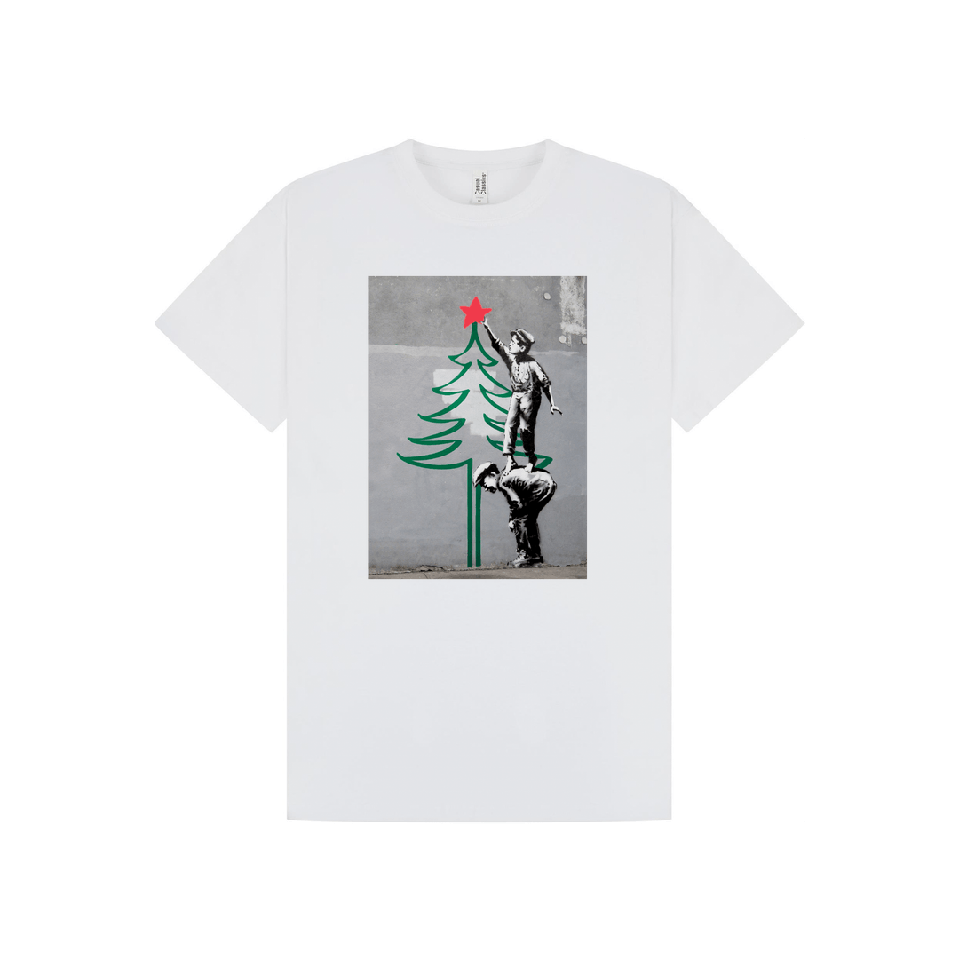 White Printed T-shirt Front