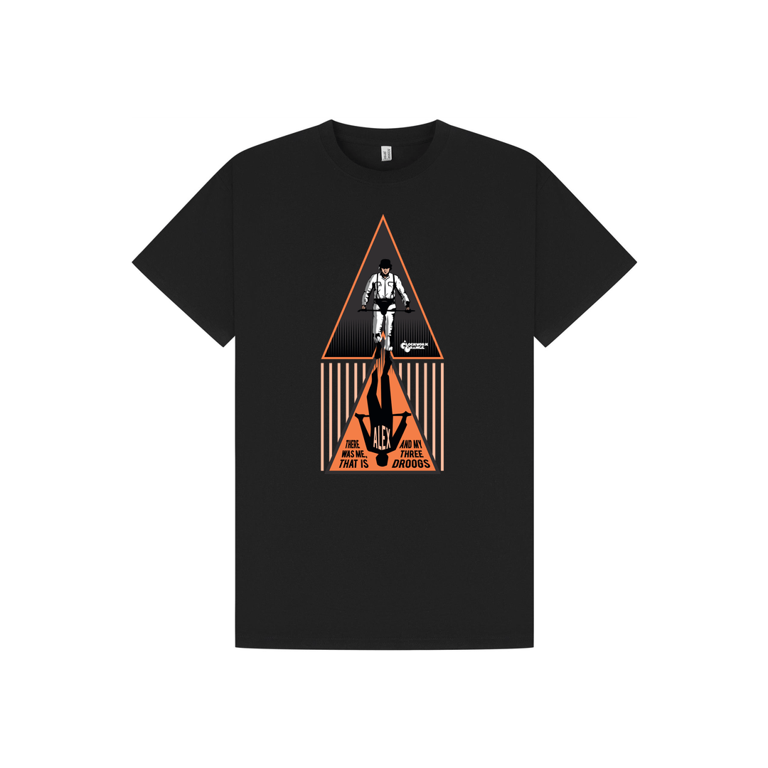 Black Printed T-shirt Front