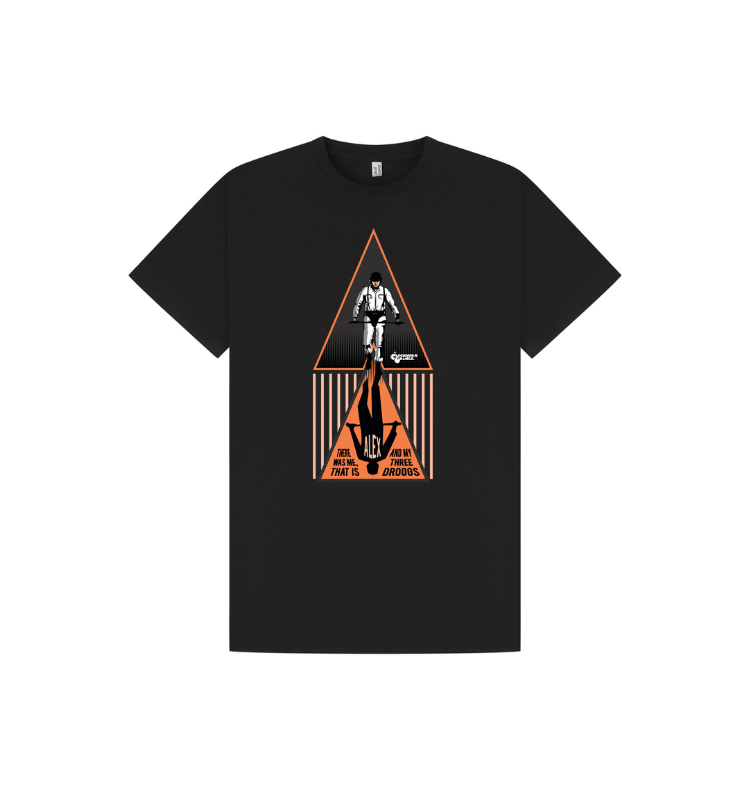 Black Printed T-shirt Front