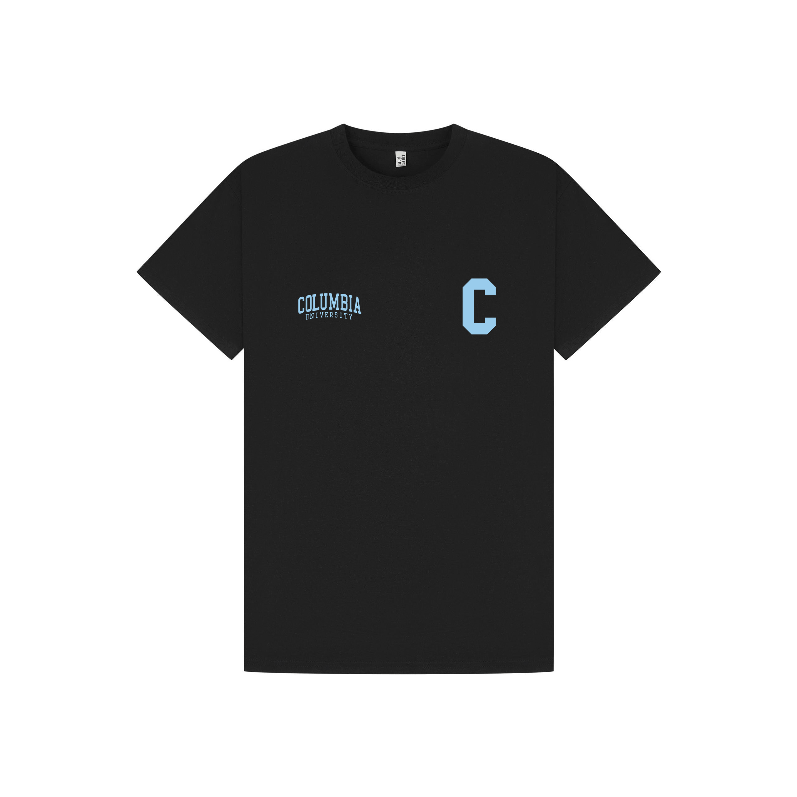 Black Printed T-shirt Front