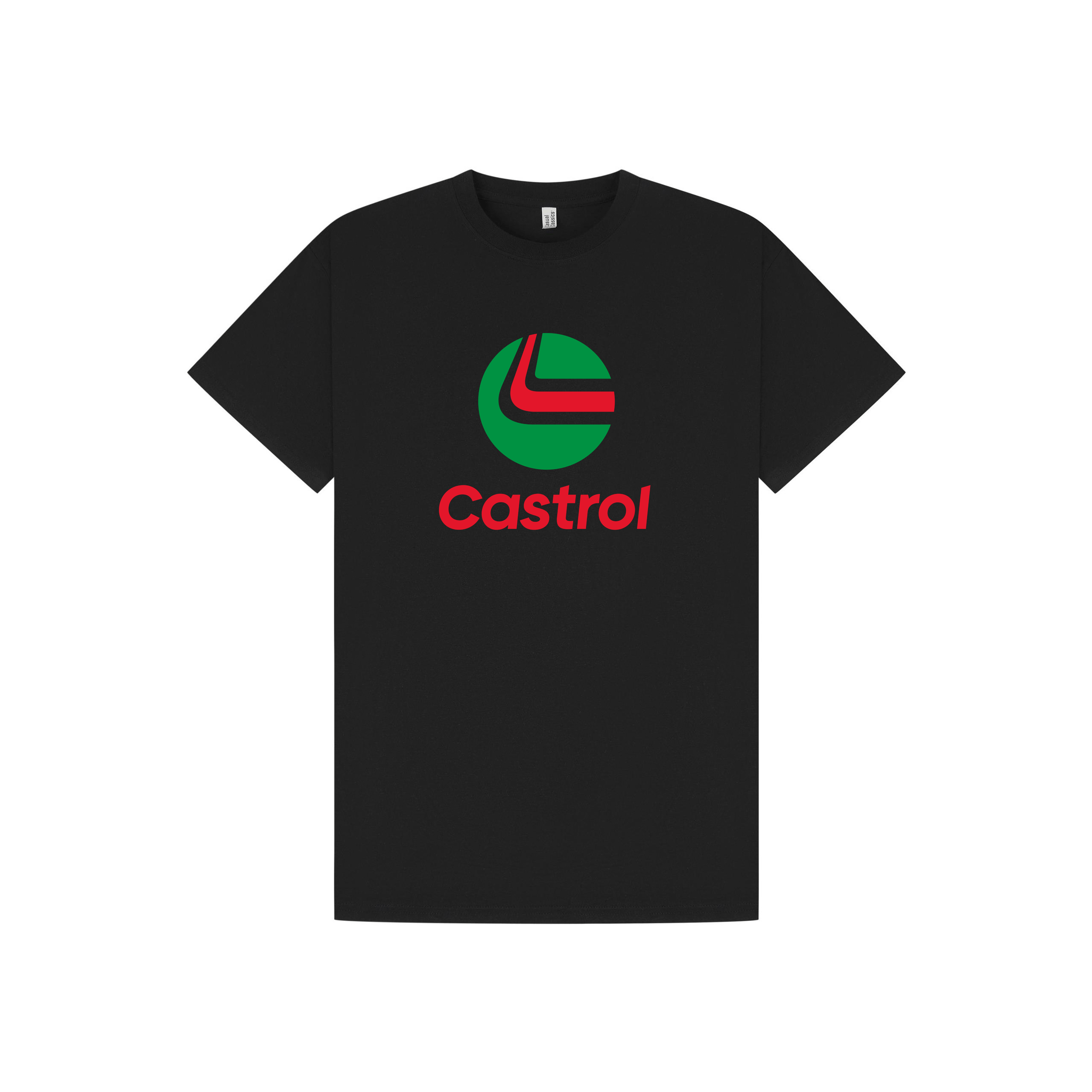 Black Printed T-shirt Front