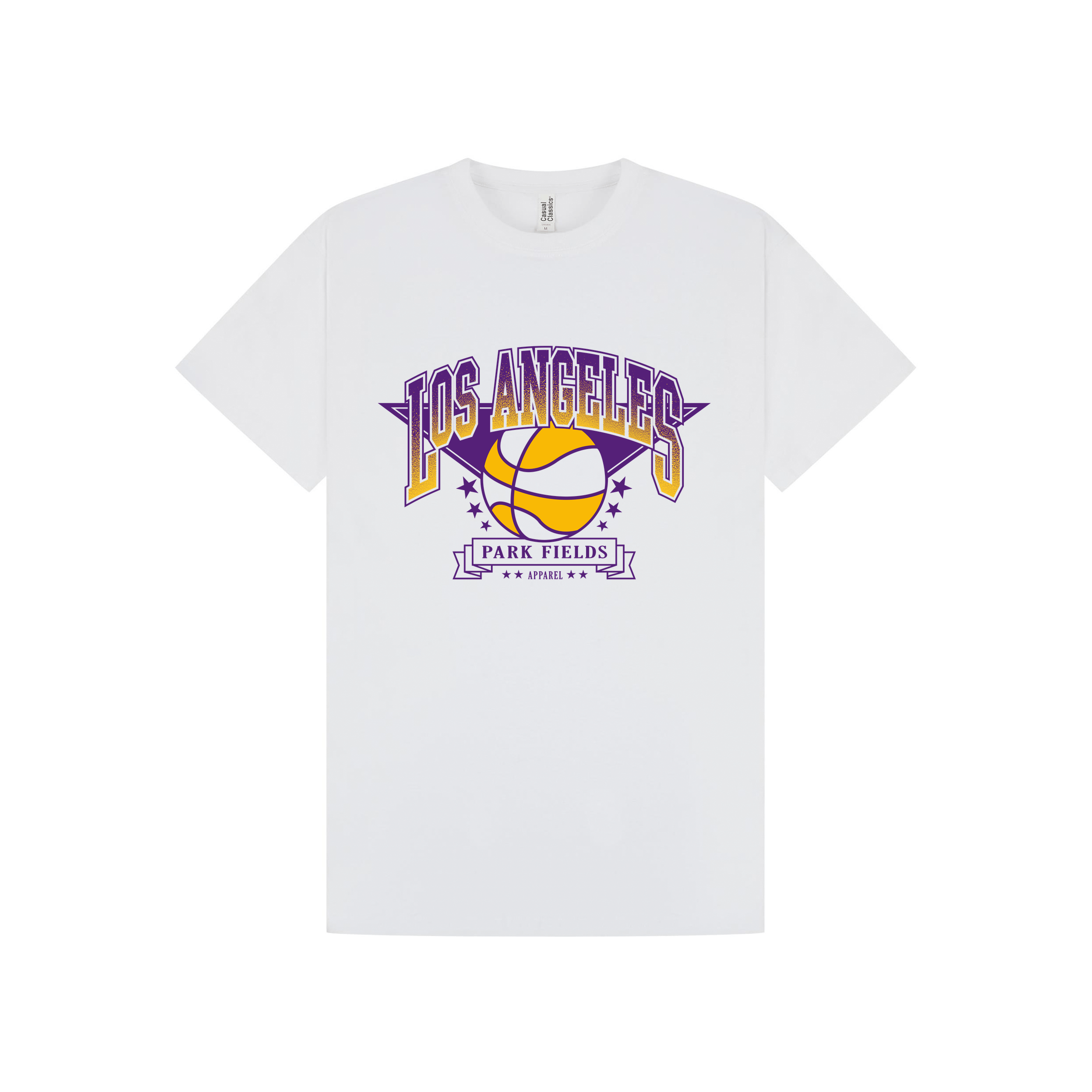 White Printed T-shirt Front