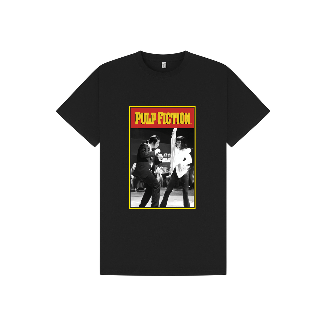 Black Printed T-shirt Front