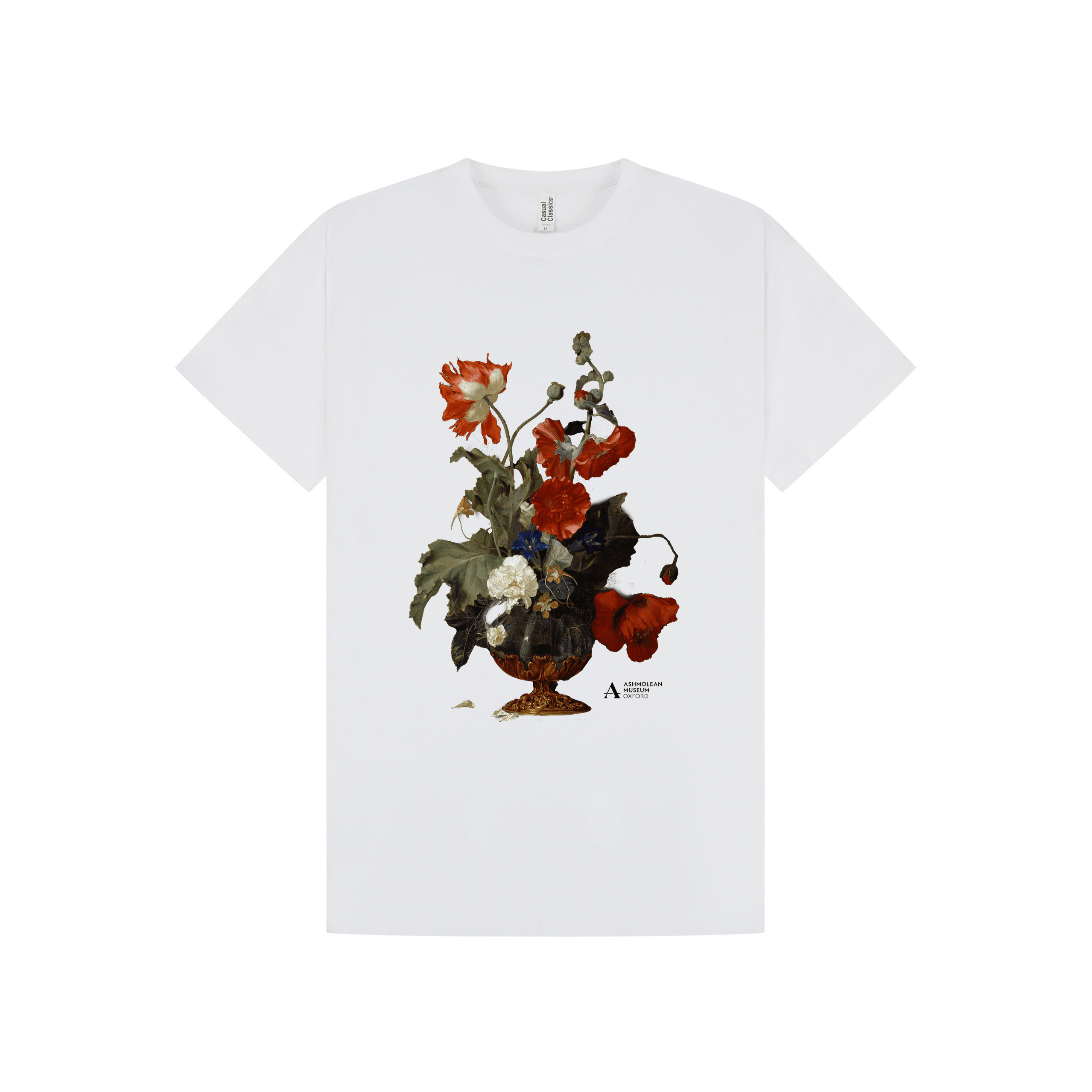 White Printed T-shirt Front