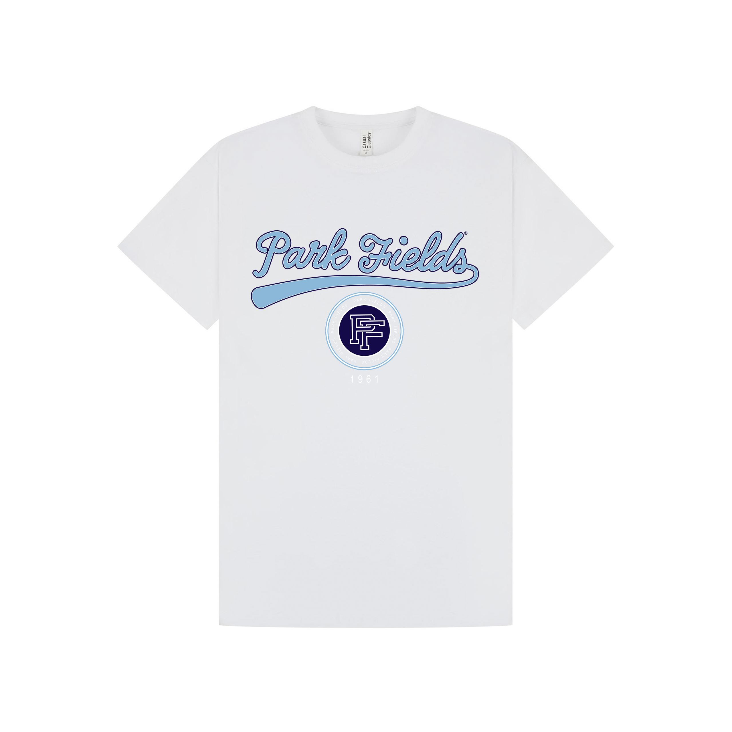 White Printed T-shirt Front