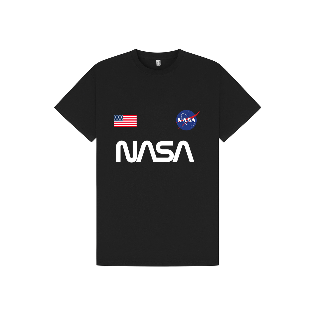 Black Printed T-shirt Front