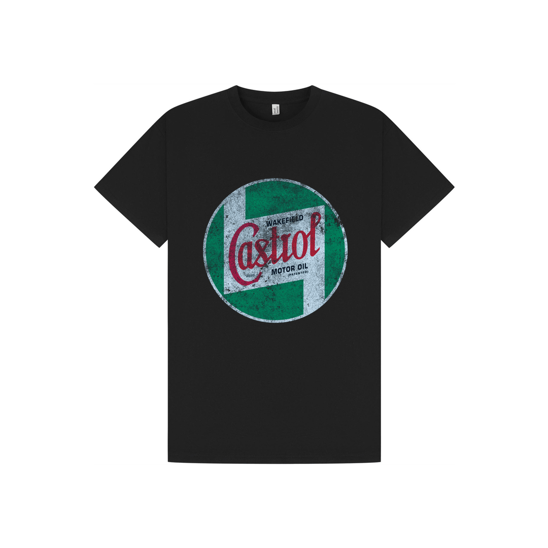 Black Printed T-shirt Front