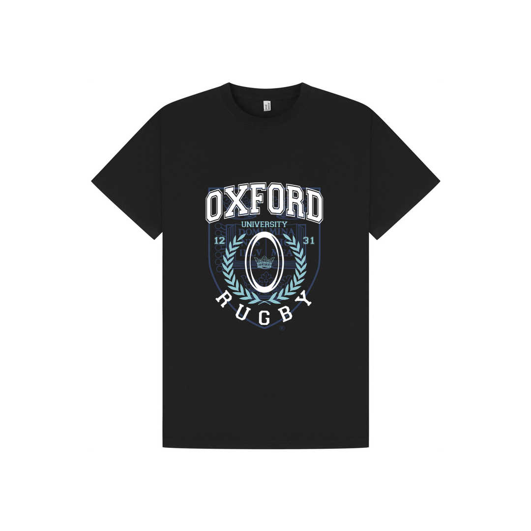 Black Printed T-shirt Front