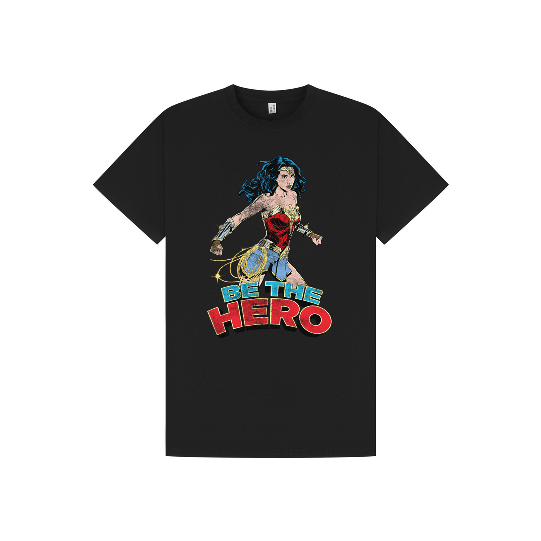 Black Printed T-shirt Front