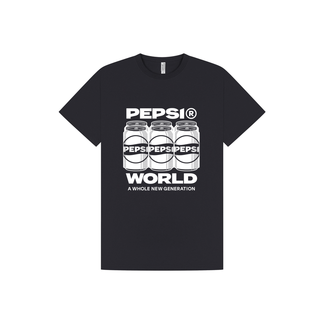 Navy Printed T-shirt Front