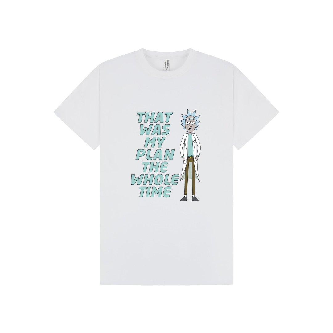 White Printed T-shirt Front