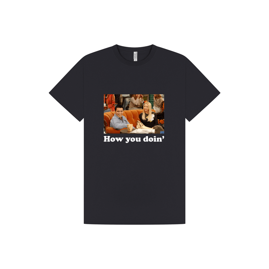 Navy Printed T-shirt Front