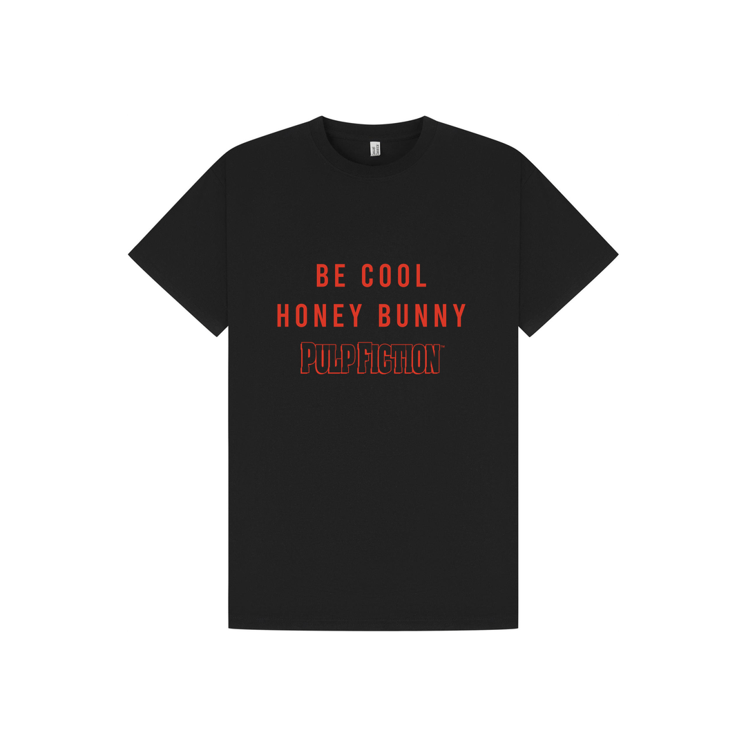 Black Printed T-shirt Front