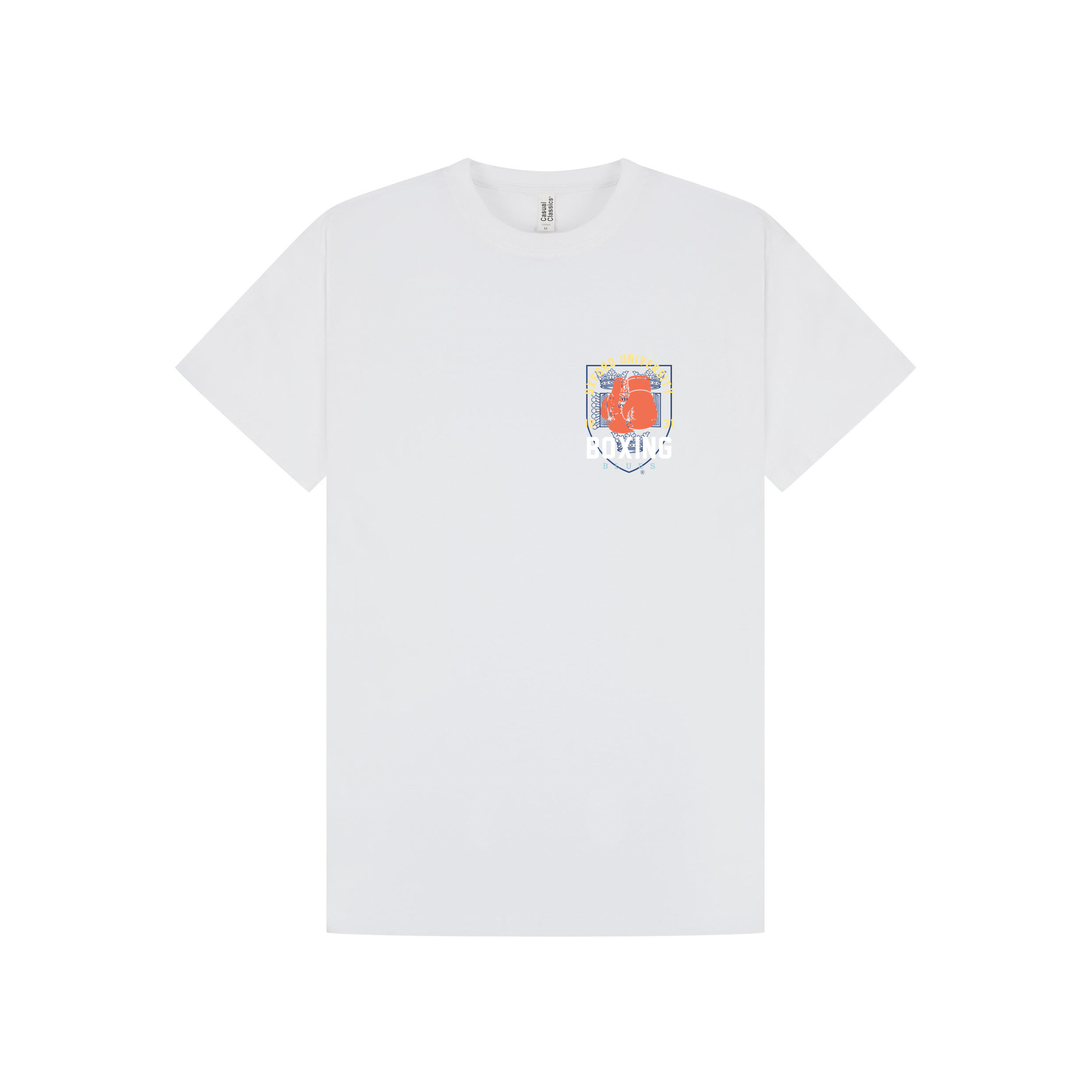 White Printed T-shirt Front