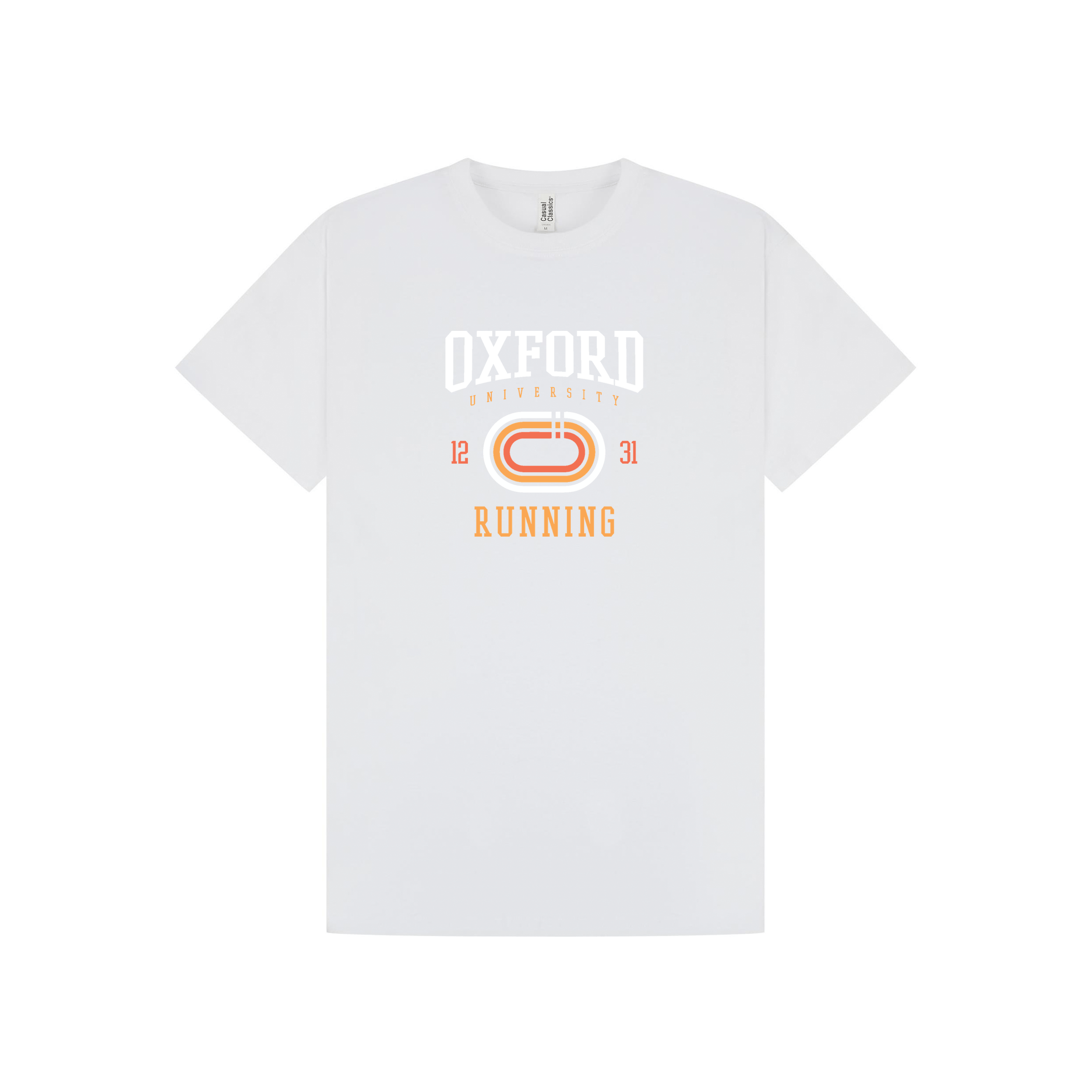 White Printed T-shirt Front