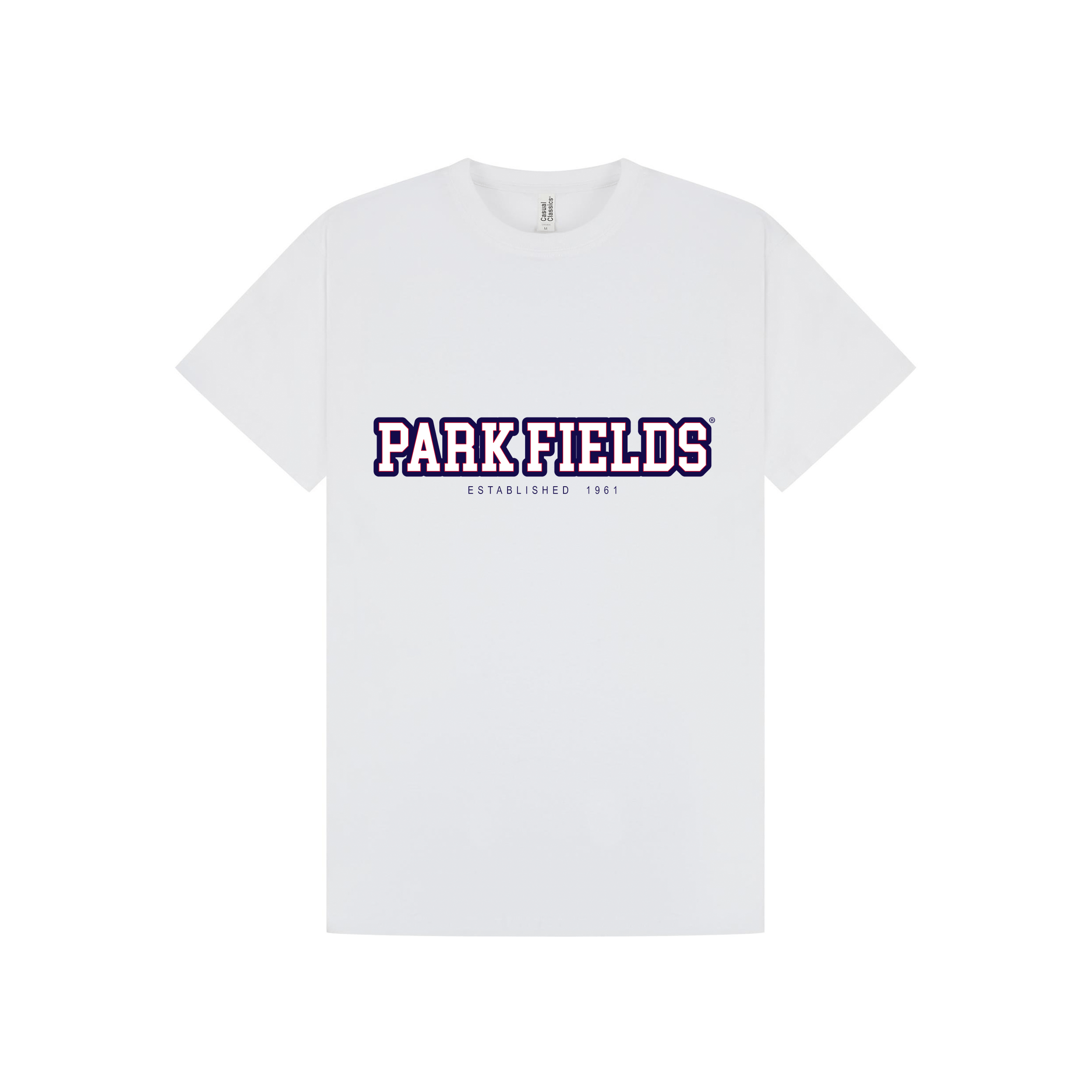 White Printed T-shirt Front