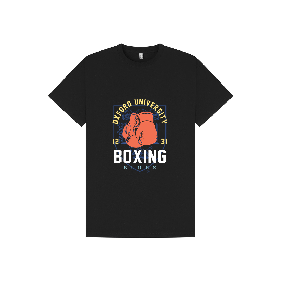 Black Printed T-shirt Front