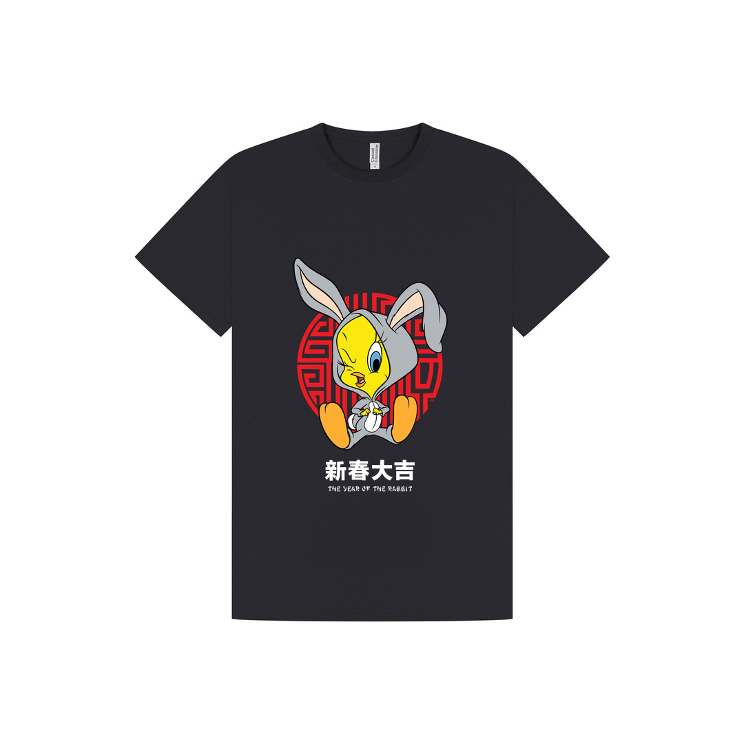 Navy Printed T-shirt Front