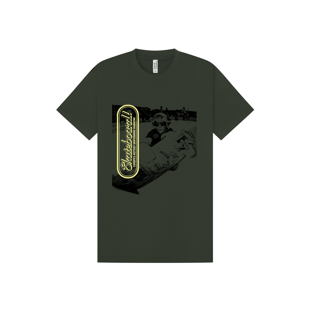 Forest Green Printed T-shirt Front