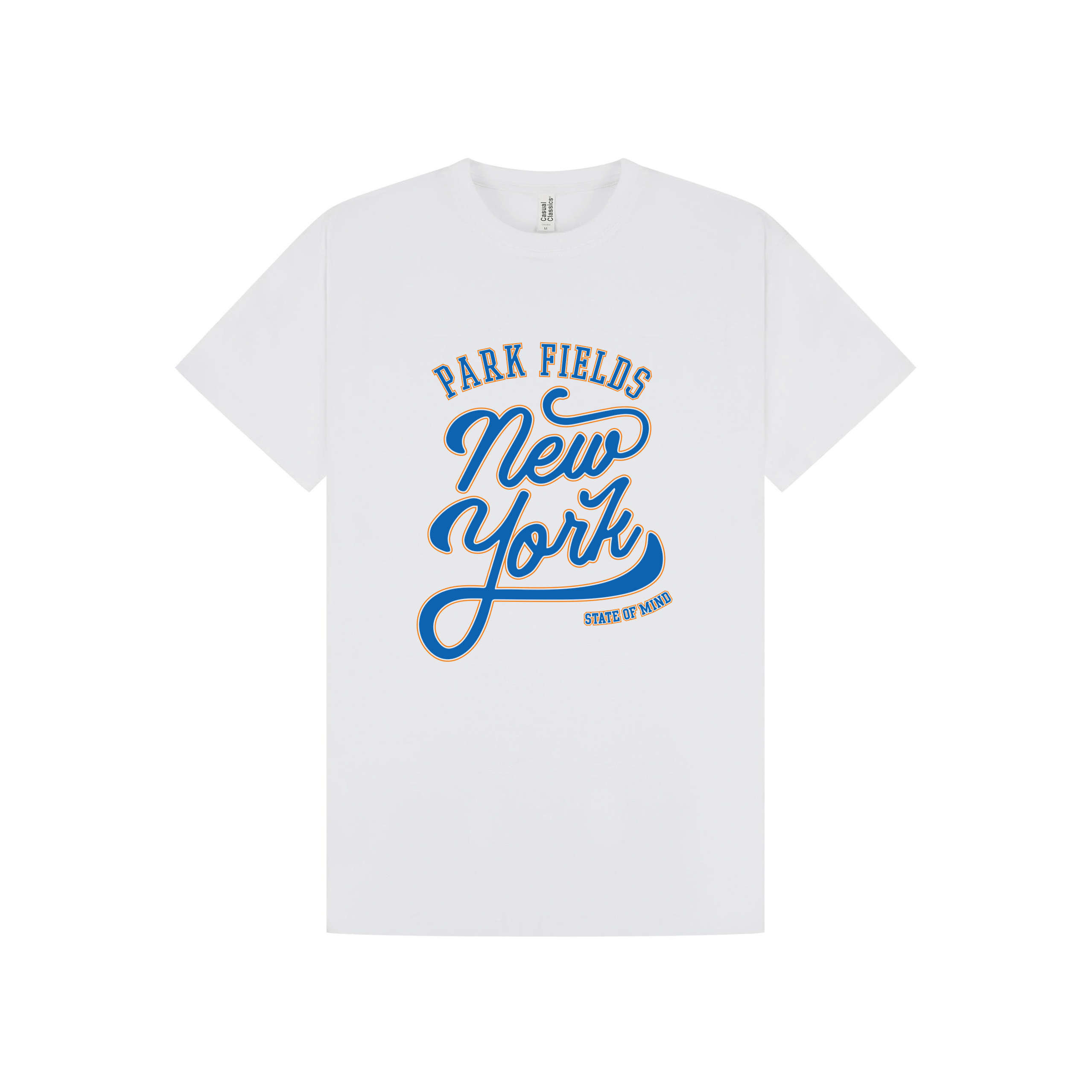 White Printed T-shirt Front