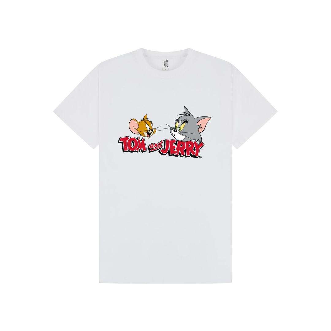 White Printed T-shirt Front