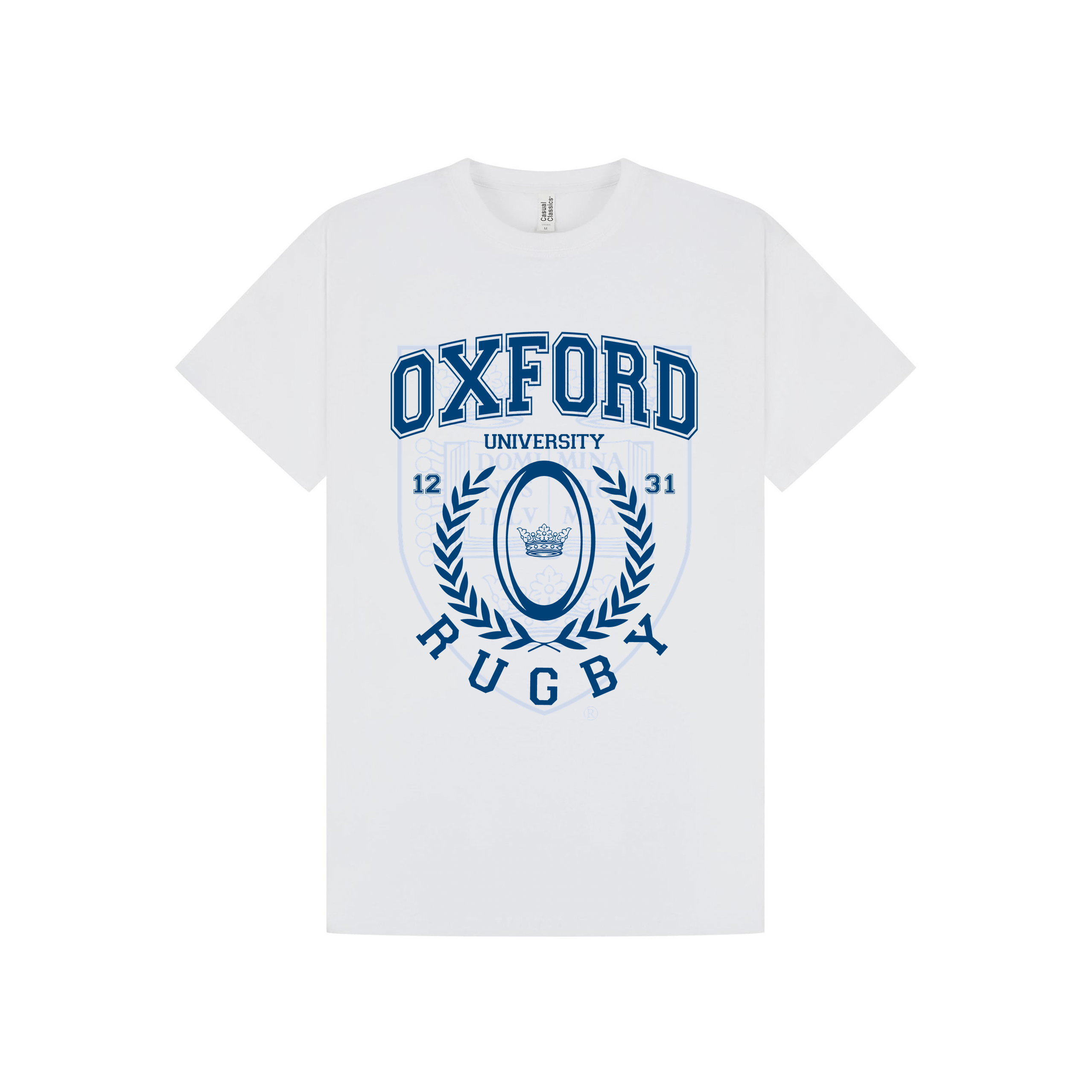 White Printed T-shirt Front