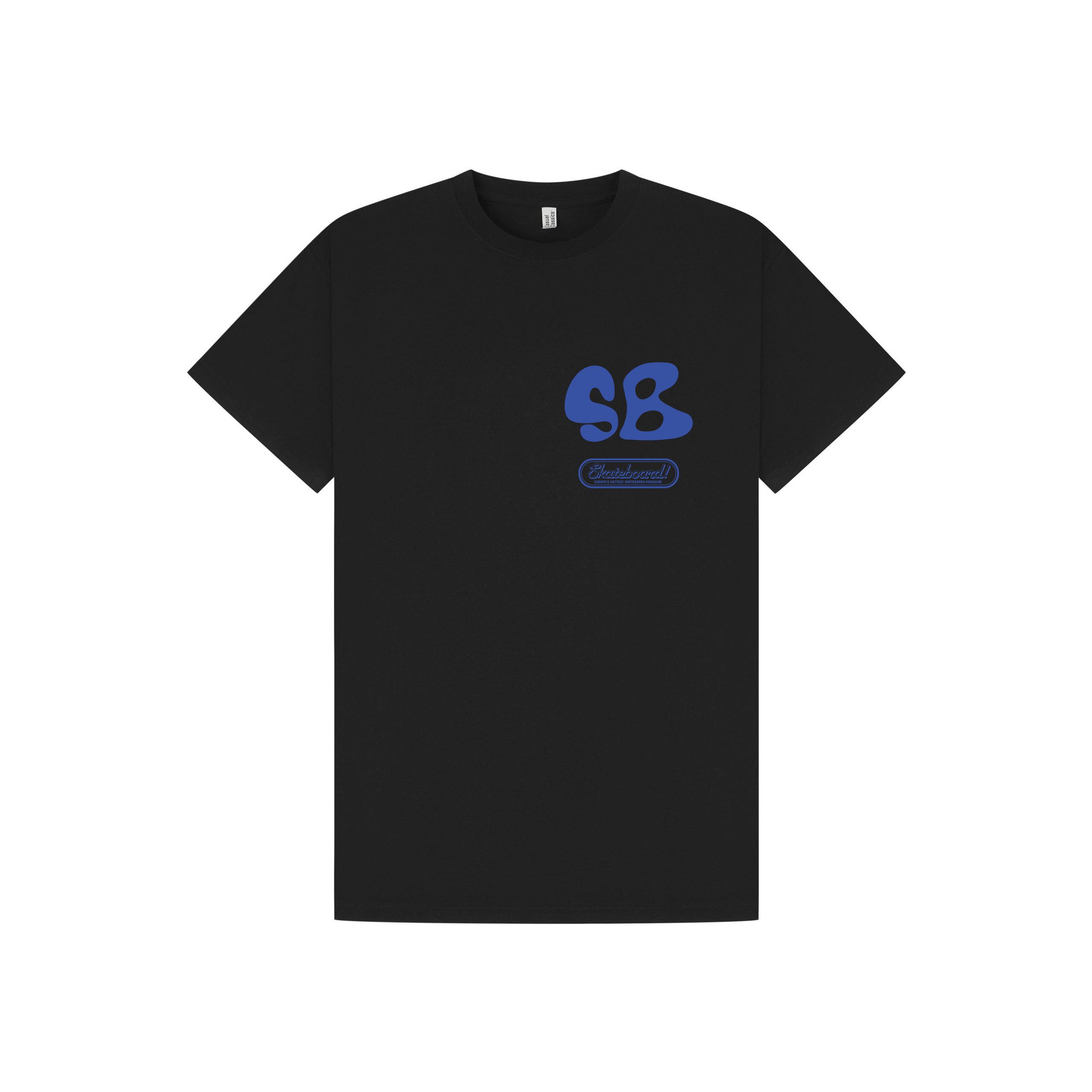 Black Printed T-shirt Front