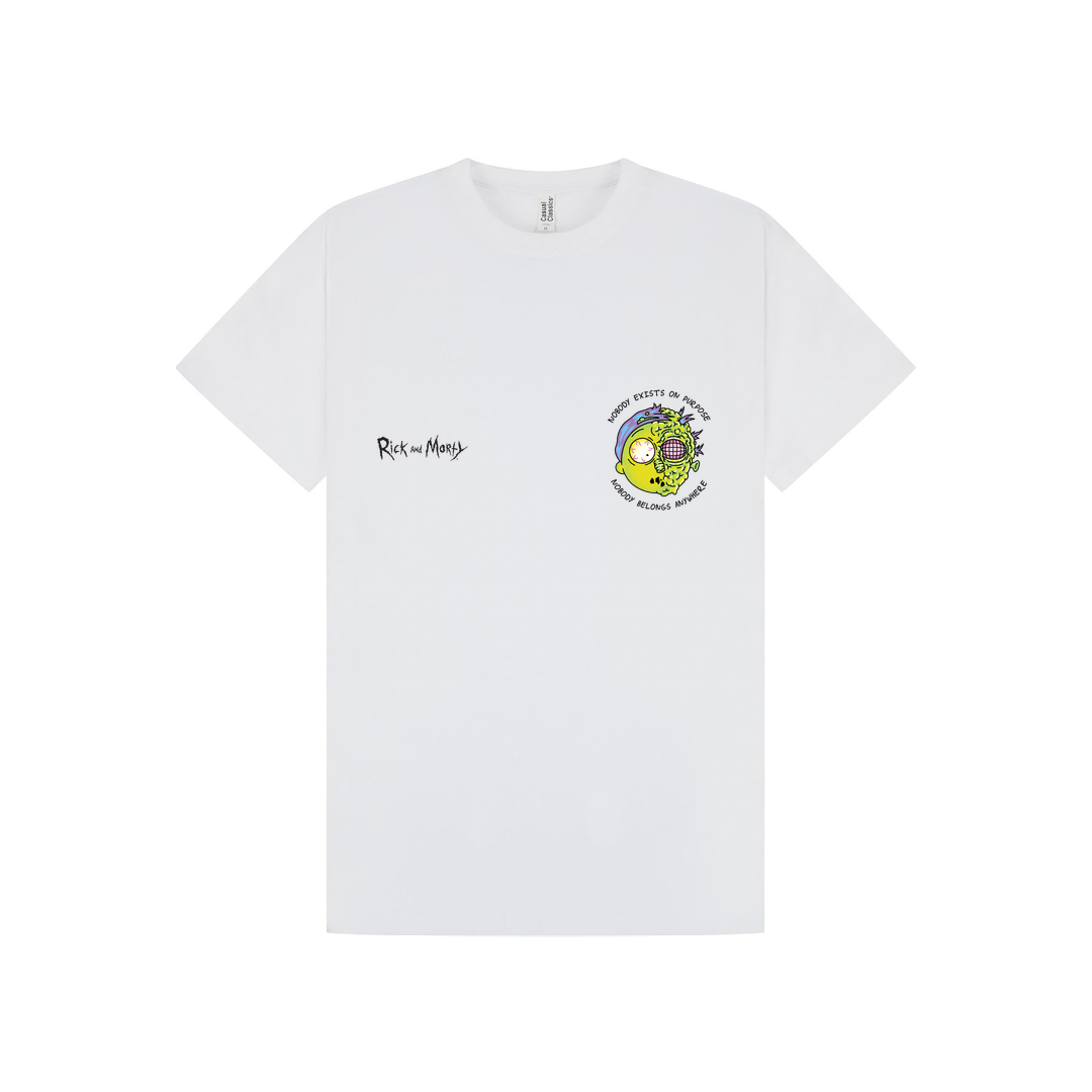 White Printed T-shirt Front