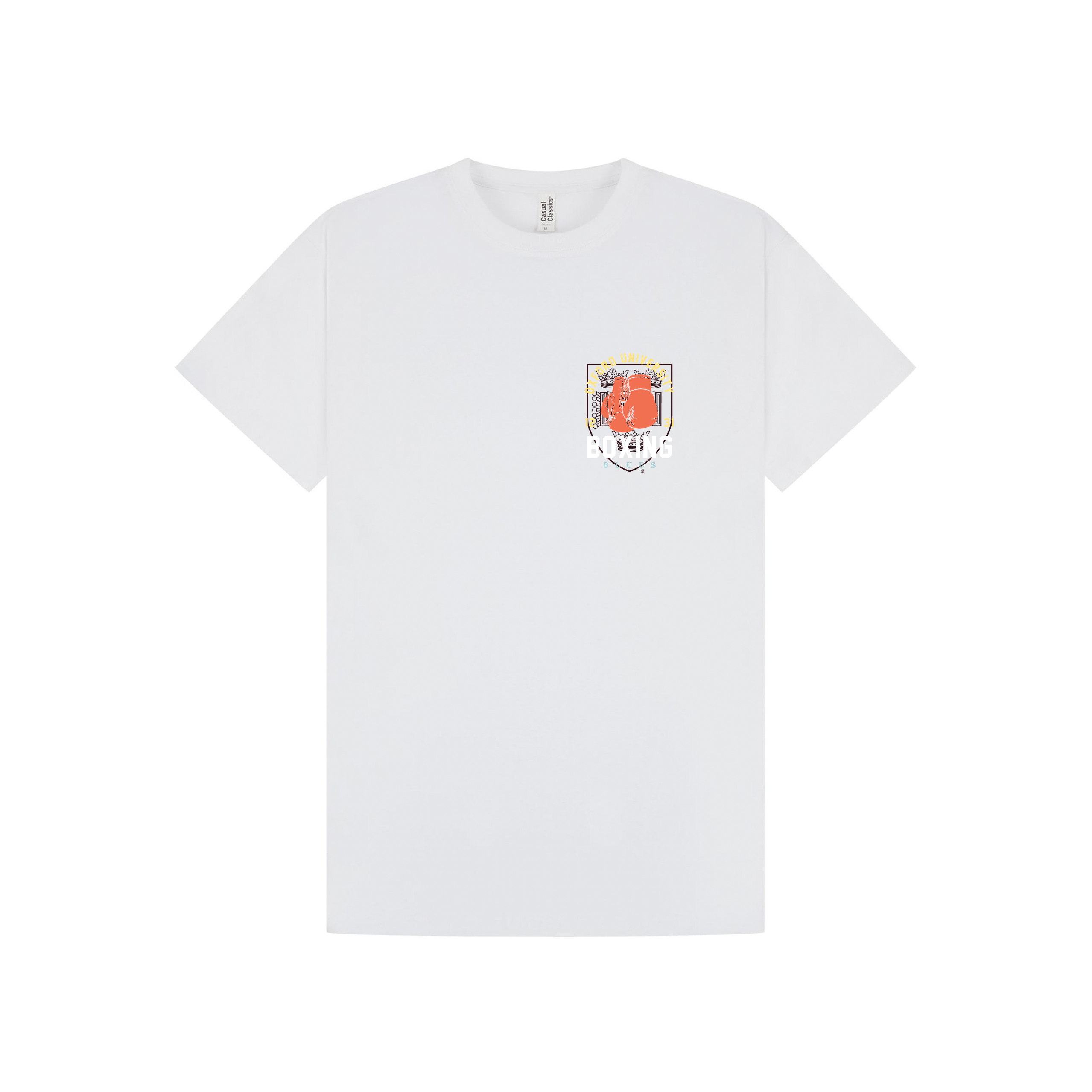 White Printed T-shirt Front