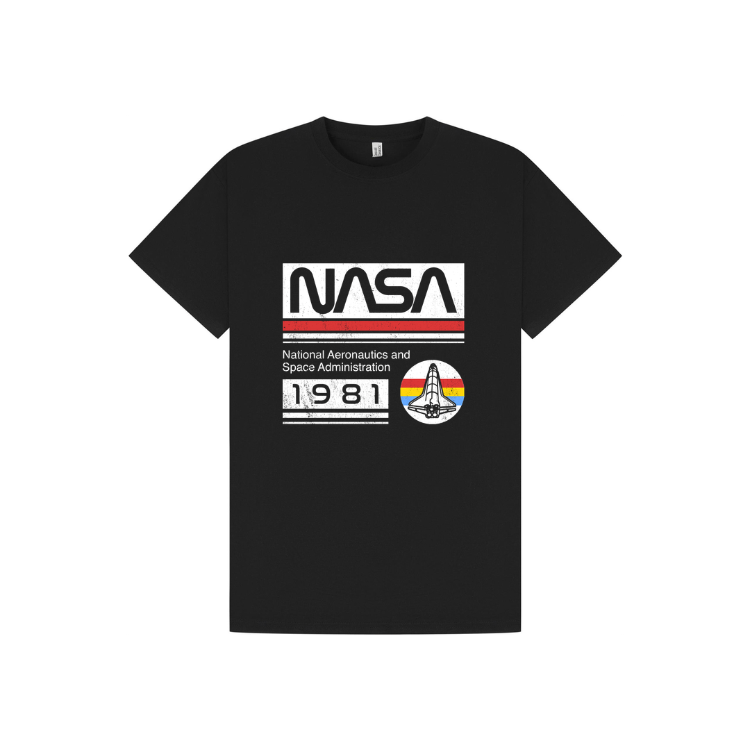 Black Printed T-shirt Front