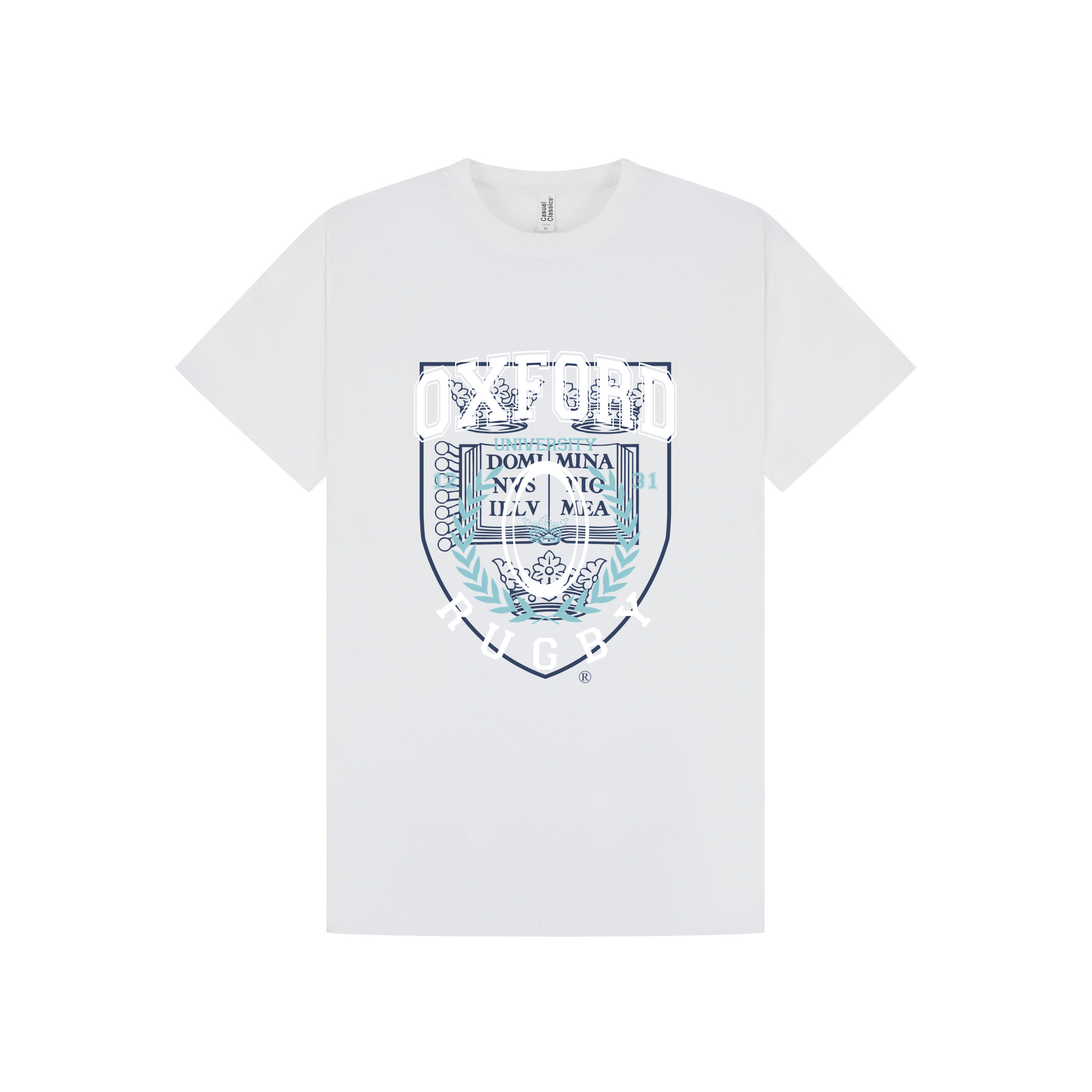 White Printed T-shirt Front